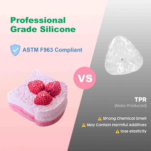 JITENG Meilleure Vente Modèle de gâteau <span class=keywords><strong>mousse</strong></span> réaliste à rebond rapide, jouet anti-stress souple en forme de gâteau aux fruits - Product Image 4