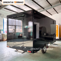 Remolque de Comida Móvil Comercial Totalmente Equipado 4M Taco Street, Construcción de Fibra de Vidrio, para Snacks, Dulces y Papas Fritas