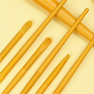 Juego <span class=keywords><strong>de</strong></span> <span class=keywords><strong>brochas</strong></span> <span class=keywords><strong>de</strong></span> maquillaje <span class=keywords><strong>de</strong></span> pato amarillo con logotipo personalizado, 10 piezas, Venta caliente, mayorista <span class=keywords><strong>de</strong></span> pinceles <span class=keywords><strong>de</strong></span> maquillaje - Product Image 5