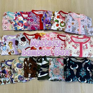 Pijamas de Bambú para Bebé, Artículos Occidentales al por Mayor, Talla y Color Aleatorios, con Cierre de Cremallera para Niños - Product Image 3