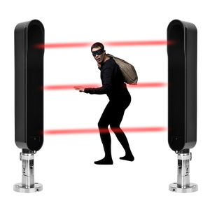 433MHz Wireless Anti-rain 3 Beams Active Infrared <b>Detector</b> Sensor Smart Home Barrier Battery Powered 120m Detect Distance - Product Image 2