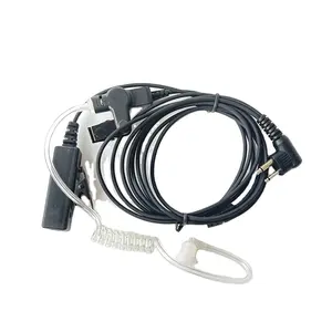 Hava kanalı uzun kulaklık kablosu walkie talkie kulaklık için rahat giymek Motorola CLS1410 CLS1110 BRP40 CP200 CP200D CP185