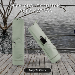 Bolsa de Yoga Extra Grande Personalizada de Alta Calidad, Bolsa de Poliester con Cierre de Cremallera, Correa Ajustable, Moderna y Portátil para Mujer - Product Image 3