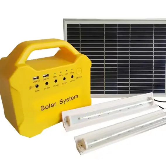 20W MINI Portable solar energy power system solar generator kit WITH panel sla battery