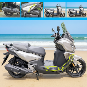 Nuovo Supporto per Faro in Acciaio al Carbonio Spesso, Compatibile con Protezione Motore <span class=keywords><strong>SYM</strong></span> <span class=keywords><strong>Joyride</strong></span> 300, Protezione Tubo di Scarico Posteriore, Anti-Caduta, Resistente - Product Image 1
