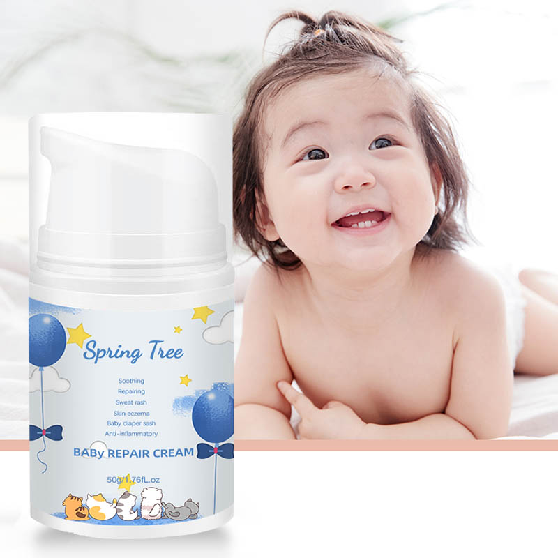 Private Label 100% Pure Natural Baby Lotion Anti-itching Organic Extra Mild Formula Diaper Rash Cream Sensitive Baby Skin Cream