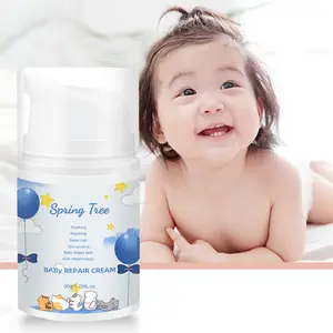 Private Label 100% Puur Natuurlijke Baby Lotion Anti-Jeuk Organische Extra Milde Formule Luieruitslag Crème Gevoelige Baby Huidcrème