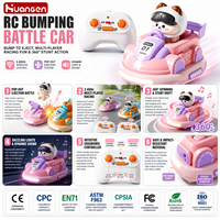Voiture télécommandée KZHM pour enfants, jouet de combat électrique, voiture de collision RC pour enfants
