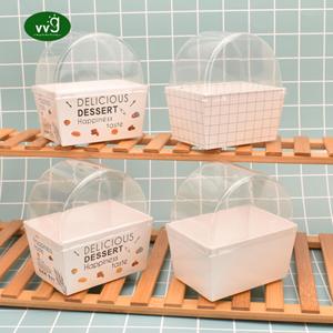 Hộp giấy gói thực phẩm VVG, hộp đựng thức ăn mang đi, dày, dùng cho bánh mì trứng, bánh mì kẹp thịt, bánh mì sandwich ăn sáng - Product Image 4