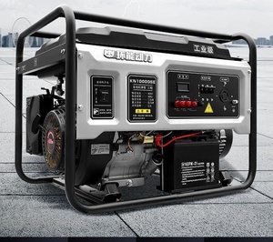 Nhỏ làm mát bằng không khí Máy phát điện xăng 3 Kilowatt ba pha 220V/380V 50/60Hz hộ gia đình khẩn cấp sử dụng ngoài trời 13L bình nhiên liệu 6-8h - Product Image 6