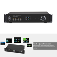 4 Bölgeli Mini Hi-Fi Ev Ses Sistemi Amfisi 16 Kanal 50W Kanal Başına Güç, Ağ Optik Koaksiyel USB Girişleri ve PC/Akıllı Telefon Kontrolü ile