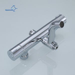 Hotel Bathroom Thermostatic Control <strong>Bar</strong> <strong>Valve</strong> Diverter Thermostatic <strong>Shower</strong> Mixing <strong>Valve</strong> - Product Image 2