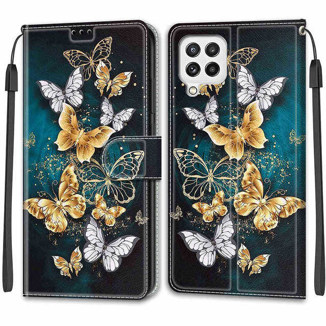 Premium Luxury PU Leather Flip Card Wallet Case with Phone Grip Socket Holder for Mobile Phones