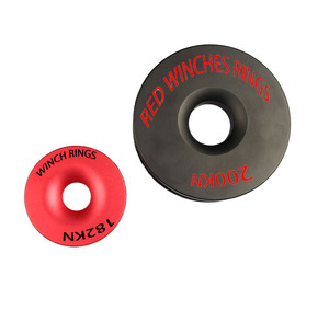 200KN ATV/AUV anneau de récupération de <span class=keywords><strong>poulie</strong></span> de bloc d'arrachement en aluminium accessoires hors route - Product Image 2