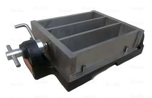 Moule d'essai de mortier de ciment souple 40 * 40 * 160 / Moule d'essai de béton en fonte de fer / Moule d'essai de cube de béton - Product Image 4