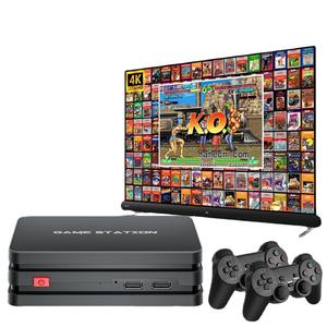 Latest Game Station 4K HD TV Video Game Dongle PS1 Emulators Double 2.4G Wireless Gamepad Controller 3D Game Console