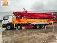 Camion pompe à béton Sanygroup 56m d'occasion avec moteur, modèle 2020, à vendre