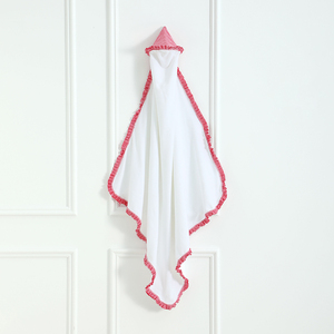 Serviette <span class=keywords><strong>de</strong></span> <span class=keywords><strong>bain</strong></span> à capuche unie <span class=keywords><strong>de</strong></span> style nouveau pour enfants avec un chapeau et une <span class=keywords><strong>cape</strong></span> portables, adaptée à la natation et au <span class=keywords><strong>bain</strong></span> - Product Image 6