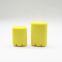 Forme ovale 15g 35g 50g 75g couleur personnalisée vide déodorant bâton conteneur rechargeable déodorant bouteille crème solaire bouteille