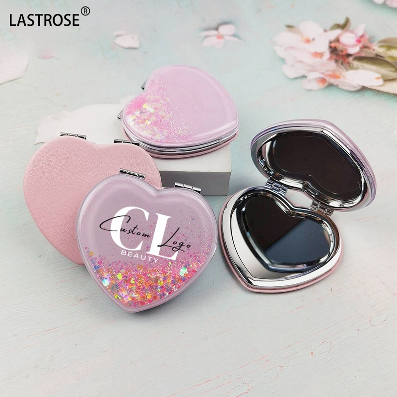 Heart Cosmetic Hand Mirror Wholesale High