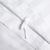 Ensemble de draps de coton pour hôtel, linge de lit blanc, housse de couette 180/200