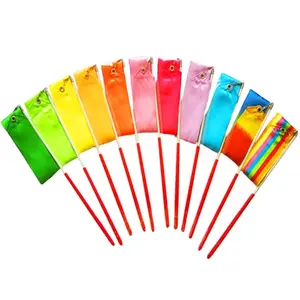 Rainbow Ribbon Wands