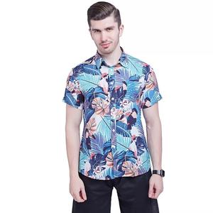 Chemise à manches courtes unisexe décontractée en coton tricoté 100 % avec logo personnalisé, séchage rapide, pour l'été et la plage, vente en gros, approvisionnement ODM - Product Image 2
