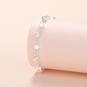 Pulsera de Cuentas de Estrella para Estudiantes, Joyería de Cobre Rojo, Tipo de Suministro ODM, Versión Coreana, <span class=keywords><strong>Unisex</strong></span> - Product Image 4
