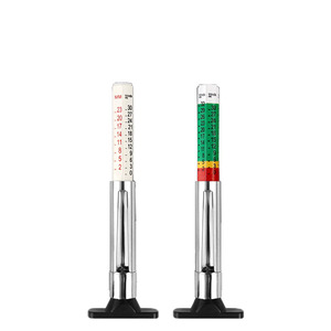 Stylo de mesure numérique de la profondeur du profil des pneus de voiture 0-25 mm, code couleur pour la mesure de la profondeur du profil des pneus - Product Image 3