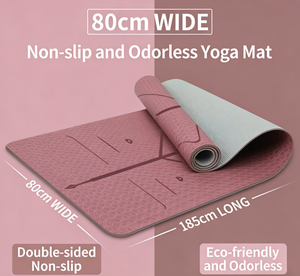 Perro Musculoso |   TPE |   Esterilla <span class=keywords><strong>de</strong></span> <span class=keywords><strong>yoga</strong></span>, Body Lines, Esterilla <span class=keywords><strong>de</strong></span> ejercicio gruesa/antideslizante, Esterilla <span class=keywords><strong>de</strong></span> saltar con cuerda que absorbe el sonido YM-001-2 - Product Image 2