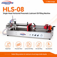 Machine industrielle semi-automatique pneumatique à tête unique horizontale de haute précision (50-2500 ml) pour le remplissage d'huiles lubrifiantes et de cosmétiques en bouteilles