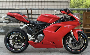 Motocicleta Deportiva <span class=keywords><strong>Ducati</strong></span> 848 Super Usada, Motor de Gasolina de 848cc, Bicilíndrico en L, Refrigeración Líquida, 123HP, para Carreras en Carretera - Product Image 2
