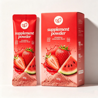Sachets personnalisés avec logo, petits emballages jetables, pochettes pour miel, café en poudre, protéines en poudre, suppléments, thermoscellables, OEM