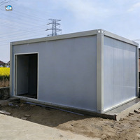 L'usine a en stock des maisons préfabriquées en conteneurs de 20 pieds résistantes aux tremblements de terre, imperméables et ignifuges, maisons modulaires en conteneurs