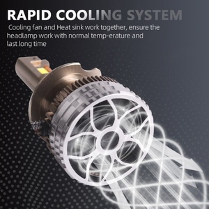 V5PRO Car Lamp Ai Controllable 12v Auto Light Kit Luz Focos Luces Vehicle 9012 9005 9006 H11 H1 H7 <b>H4</b> Led Headlight Bulb - Product Image 5