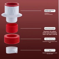 Bouchon de vidange universel en plastique anti-odeur et anti-refoulement pour éviter les odeurs dans les cuisines et salles de bain