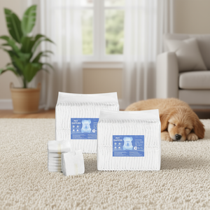 Couches pour chiennes XS, 96 unités, super absorbantes, anti-fuites, pour l'apprentissage de la propreté - Product Image 2