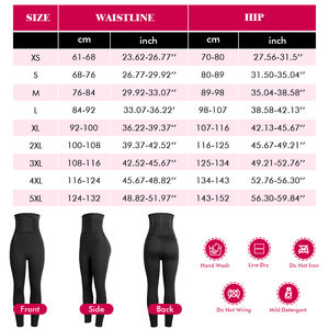 Venta al por mayor señoras pantalones de yoga con 3-en-1 Body Shaper transpirable Butt Lift Flat Belly Vaina Fajas Cintura Entrenador Ganchos - Product Image 6