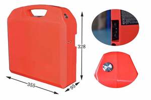 סוללת ליתיום-יון נטענת באיכות גבוהה 24v סוללת ליתיום 30ah מלגזה חלקי משאית אדום - Product Image 5