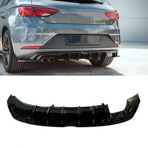Diffuseur arrière de voiture en ABS noir brillant personnalisé en usine pour Seat Leon Cupra/FR 3F 2016 2017 2018 2019 - Product Image 1