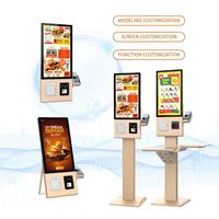 Kios Pemesanan Mandiri Layar Sentuh Berbasis Android yang Dipasang di Dinding, Khusus Australia, dengan SDK dan Iklan untuk Restoran