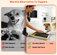 Planche à gratter pour chien en bois avec boîte de rangement dissimulée pour friandises, grattoir à ongles pour animaux, tapis à gratter pour chat