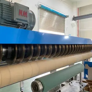 Máquina de corte automático de tubo de papel, cortador espiral de grande diâmetro, 50-120 mm, tubo de papelão, corte automático