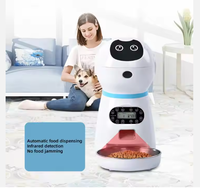 Robot distributeur d'aliments pour animaux domestiques intelligent de 3,5 L, 4 repas, 80 portions, dosages chronométrés, cris enregistrés, mangeoire automatique pour chats et chiens