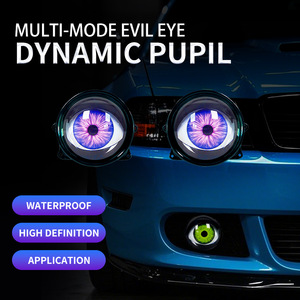 12V Devil Eyes Dynamic Demon Eyes pour phare de voiture Phare antibrouillard Feu arrière Rénovation Auto <span class=keywords><strong>Light</strong></span> DIY <span class=keywords><strong>3</strong></span> iches - Product Image 4