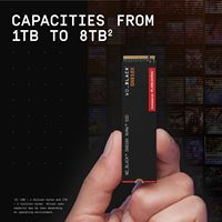 Baru untuk BLACK 2TB SN850X NVMe Internal Gaming SSD Gen4 PCIe M.2 2280 SATA 7300 MB/s Kecepatan Baca/Tulis 5400-7200 RPM