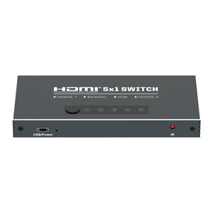 8K @ 60Hz cho <span class=keywords><strong>HDMI</strong></span> 2.1 tương thích <span class=keywords><strong>5</strong></span> cổng Switcher từ xa 4K 120Hz <span class=keywords><strong>5</strong></span> 1 HD HDR <span class=keywords><strong>switch</strong></span> & Splitter Adapter âm thanh & video phụ kiện - Product Image 4