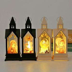 DAMAI Artículos para Fiestas Musulmanas Eid Mubarak, Lámpara LED Árabe con Forma de Estrella y Luna, Vela Electrónica, Faroles de Ramadán, Decoraciones de Ramadán 2025 - Product Image 4