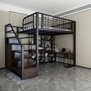 Lit superposé en métal moderne pour chambre à coucher, vente chaude, pour appartement/hôtel/<span class=keywords><strong>auberge</strong></span> - Product Image 2