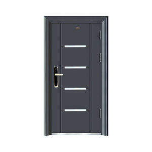 Cửa thép an ninh hiện đại cao cấp bằng thép không gỉ, cửa ra vào chính ngoài trời cho nhà ở, sản xuất tại nhà máy 36 năm kinh nghiệm, nhận gia công ODM/OEM. - Product Image 2